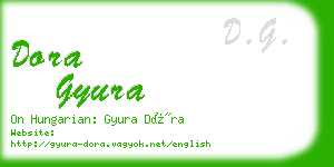 dora gyura business card